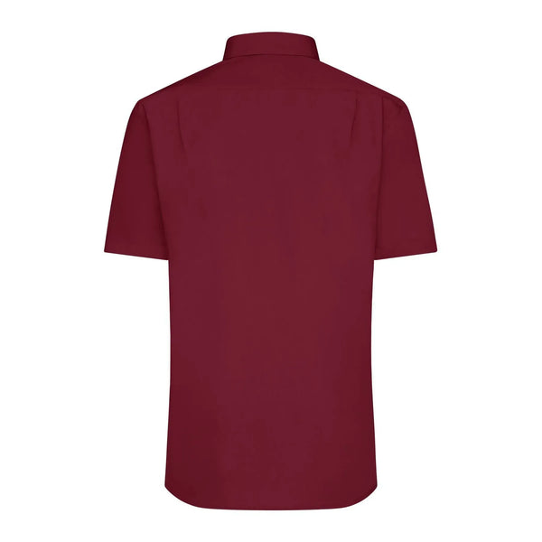 Camicia Mens  Maniche Corte Poplin - personalizzabile con logo