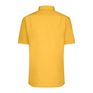 Camicia Mens  Maniche Corte Poplin - personalizzabile con logo