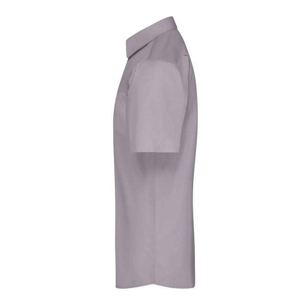 Camicia Mens  Maniche Corte Poplin - personalizzabile con logo