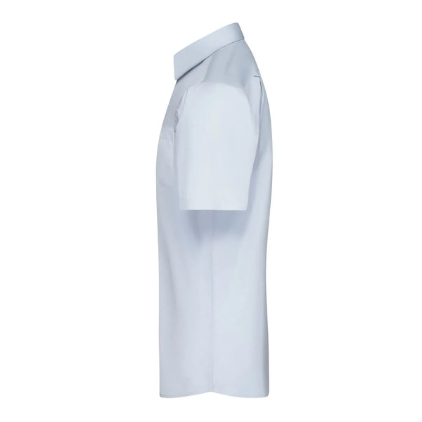 Camicia Mens  Maniche Corte Poplin - personalizzabile con logo