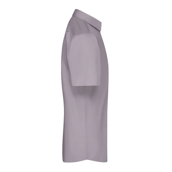 Camicia Mens  Maniche Corte Poplin - personalizzabile con logo
