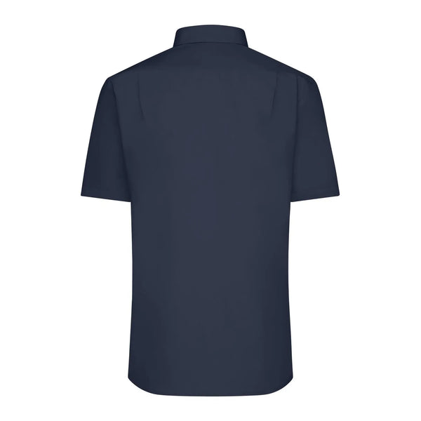 Camicia Mens  Maniche Corte Poplin - personalizzabile con logo