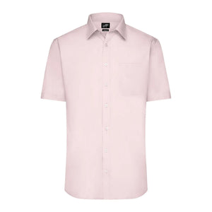 Camicia Mens  Maniche Corte Poplin - personalizzabile con logo