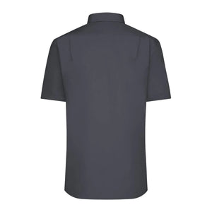 Camicia Mens  Maniche Corte Poplin - personalizzabile con logo