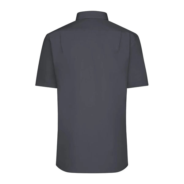 Camicia Mens  Maniche Corte Poplin - personalizzabile con logo