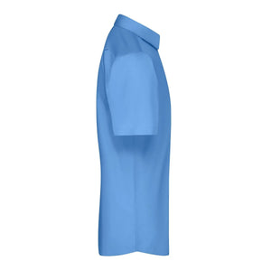 Camicia Mens  Maniche Corte Poplin - personalizzabile con logo