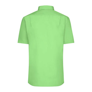 Camicia Mens  Maniche Corte Poplin - personalizzabile con logo