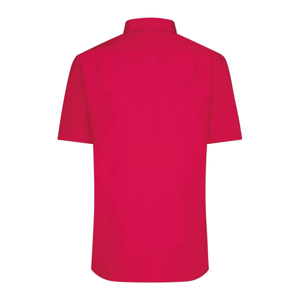 Camicia Mens  Maniche Corte Poplin - personalizzabile con logo