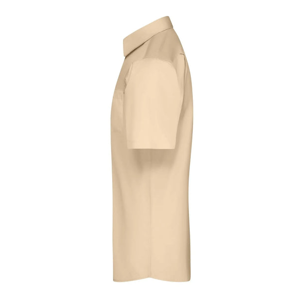 Camicia Mens  Maniche Corte Poplin - personalizzabile con logo