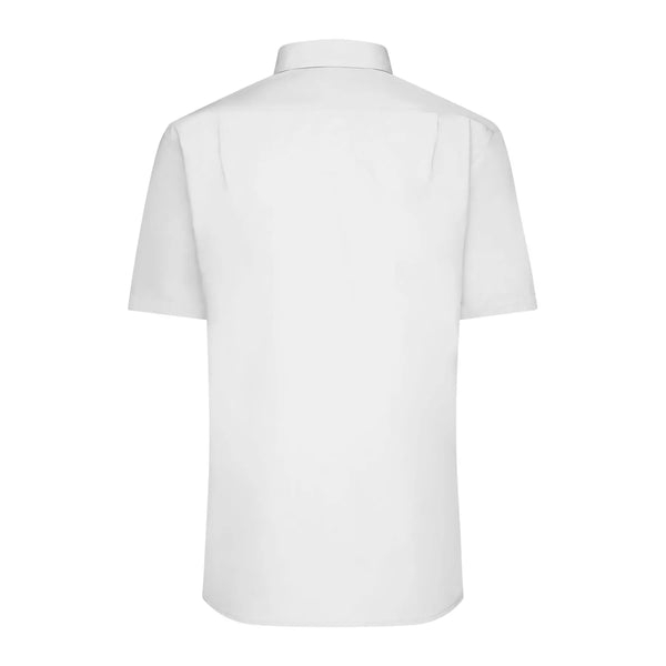 Camicia Mens  Maniche Corte Poplin - personalizzabile con logo