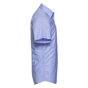 Camicia Mens Maniche Corte Tailored Oxford - personalizzabile con logo