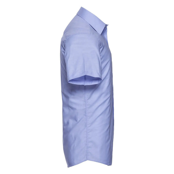 Camicia Mens Maniche Corte Tailored Oxford - personalizzabile con logo