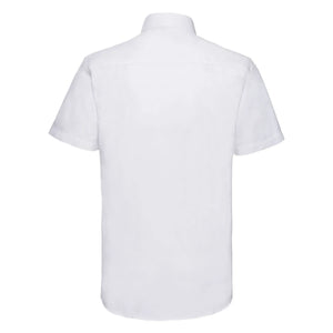 Camicia Mens Maniche Corte Tailored Oxford - personalizzabile con logo