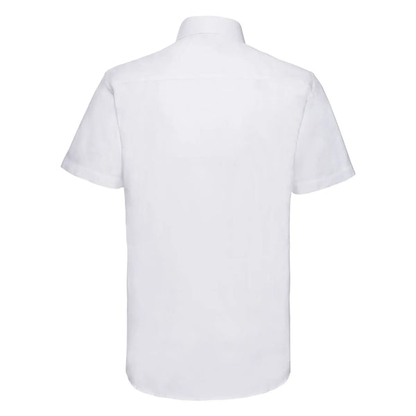Camicia Mens Maniche Corte Tailored Oxford - personalizzabile con logo