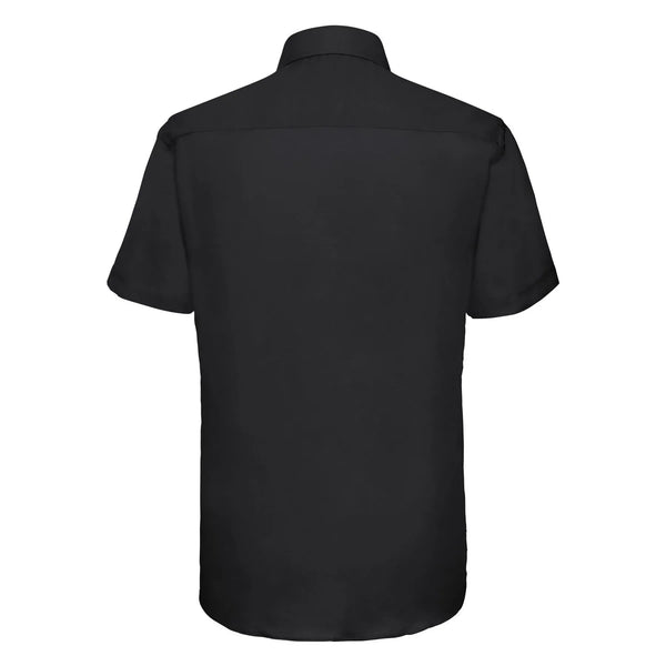 Camicia Mens Maniche Corte Tailored Oxford - personalizzabile con logo