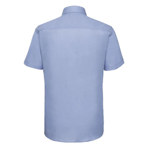 Camicia Mens Maniche Corte Tailored Oxford - personalizzabile con logo