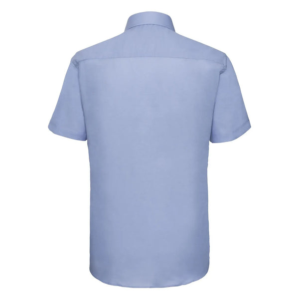 Camicia Mens Maniche Corte Tailored Oxford - personalizzabile con logo