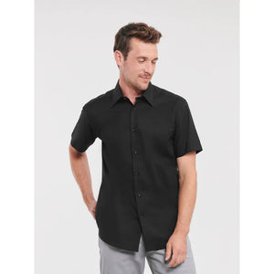 Camicia Mens Maniche Corte Tailored Oxford - personalizzabile con logo