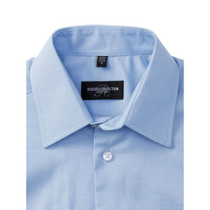 Camicia Mens Maniche Corte Tailored Oxford - personalizzabile con logo