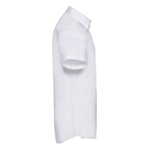 Camicia Mens Maniche Corte Tailored Oxford - personalizzabile con logo