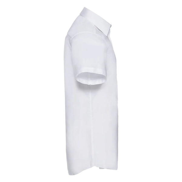 Camicia Mens Maniche Corte Tailored Oxford - personalizzabile con logo