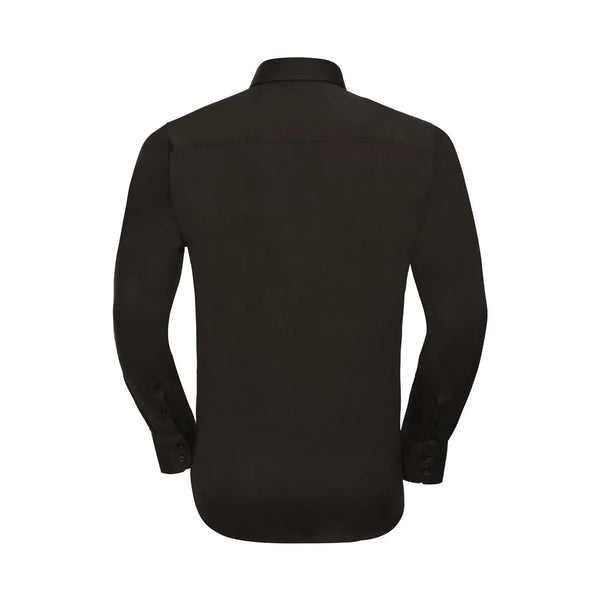 Camicia Mens Maniche Lunghe Easy Care Fitted - personalizzabile con logo