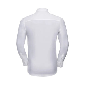 Camicia Mens Maniche Lunghe Easy Care Fitted - personalizzabile con logo
