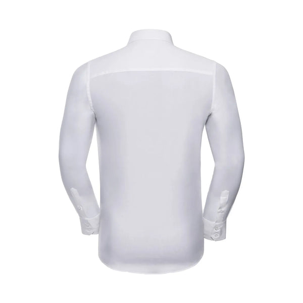 Camicia Mens Maniche Lunghe Easy Care Fitted - personalizzabile con logo