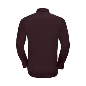 Camicia Mens Maniche Lunghe Easy Care Fitted - personalizzabile con logo
