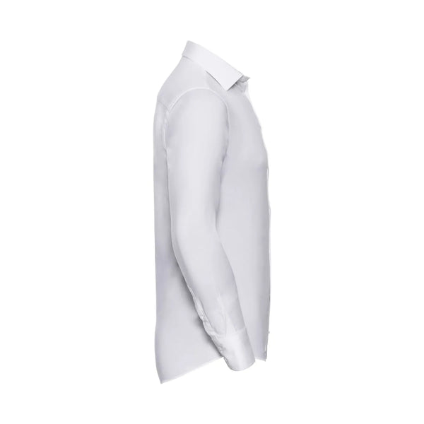Camicia Mens Maniche Lunghe Easy Care Fitted - personalizzabile con logo