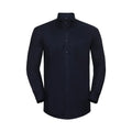 Camicia Mens Maniche Lunghe Easy Care Oxford blu / S - personalizzabile con logo