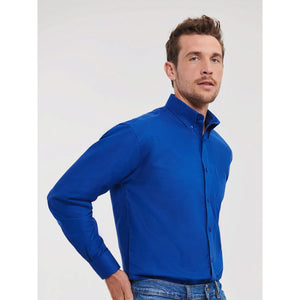 Camicia Mens Maniche Lunghe Easy Care Oxford - personalizzabile con logo