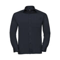 Camicia Mens Maniche Lunghe Polycotton Poplin french navy / S - personalizzabile con logo