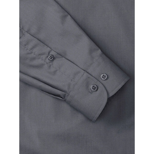 Camicia Mens Maniche Lunghe Polycotton Poplin - personalizzabile con logo