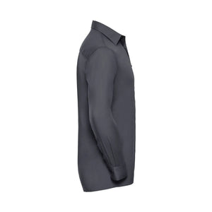 Camicia Mens Maniche Lunghe Polycotton Poplin - personalizzabile con logo