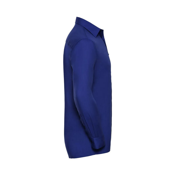 Camicia Mens Maniche Lunghe Polycotton Poplin - personalizzabile con logo