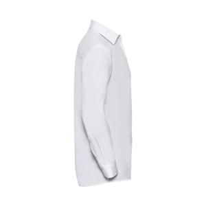 Camicia Mens Maniche Lunghe Polycotton Poplin - personalizzabile con logo