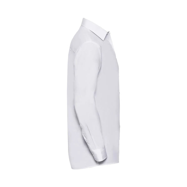 Camicia Mens Maniche Lunghe Polycotton Poplin - personalizzabile con logo