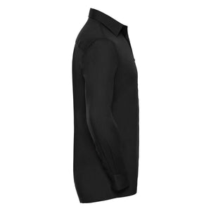 Camicia Mens Maniche Lunghe Polycotton Poplin - personalizzabile con logo