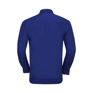 Camicia Mens Maniche Lunghe Polycotton Poplin - personalizzabile con logo