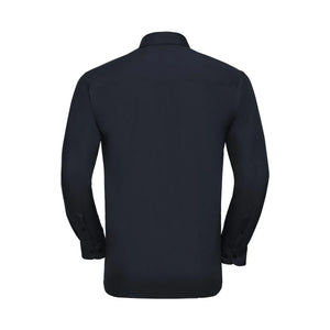 Camicia Mens Maniche Lunghe Polycotton Poplin - personalizzabile con logo