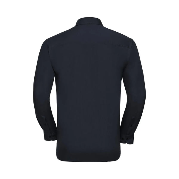 Camicia Mens Maniche Lunghe Polycotton Poplin - personalizzabile con logo