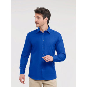 Camicia Mens Maniche Lunghe Tailored Oxford - personalizzabile con logo