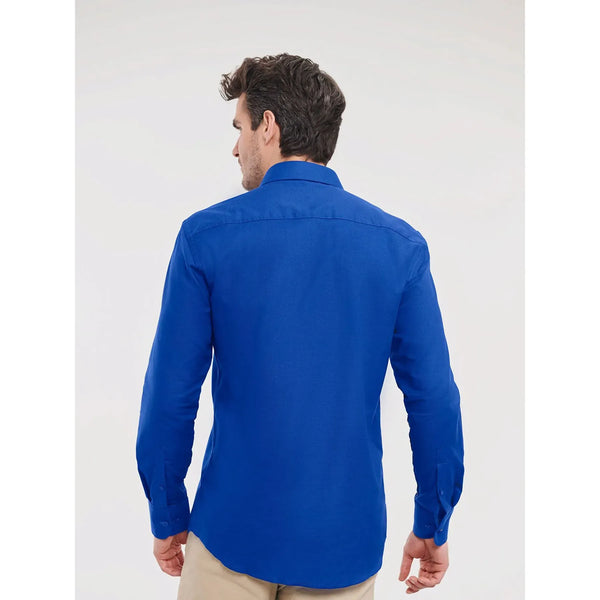 Camicia Mens Maniche Lunghe Tailored Oxford - personalizzabile con logo