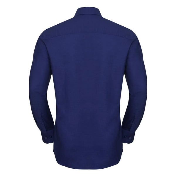 Camicia Mens Maniche Lunghe Tailored Oxford - personalizzabile con logo