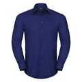 Camicia Mens Maniche Lunghe Tailored Oxford royal / S - personalizzabile con logo