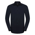 Camicia Mens Maniche Lunghe Ultimate Stretch blu / S - personalizzabile con logo