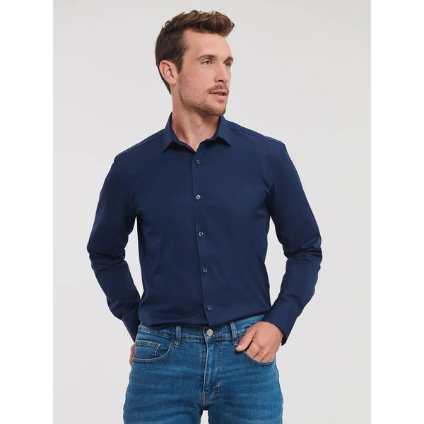 Camicia Mens Maniche Lunghe Ultimate Stretch - personalizzabile con logo