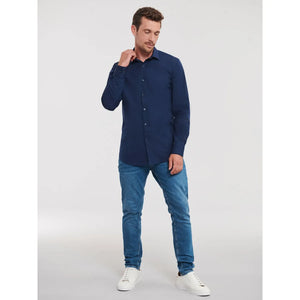 Camicia Mens Maniche Lunghe Ultimate Stretch - personalizzabile con logo