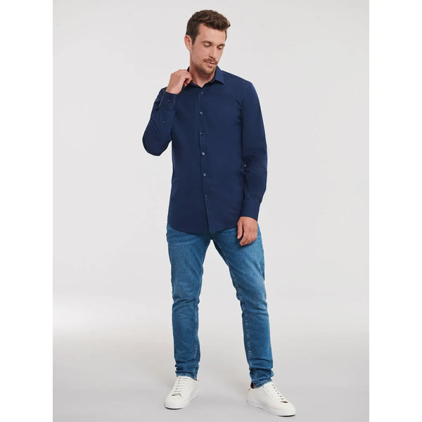 Camicia Mens Maniche Lunghe Ultimate Stretch - personalizzabile con logo